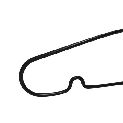 Imagen 2 del producto Set de 10 colgadores plástico negro