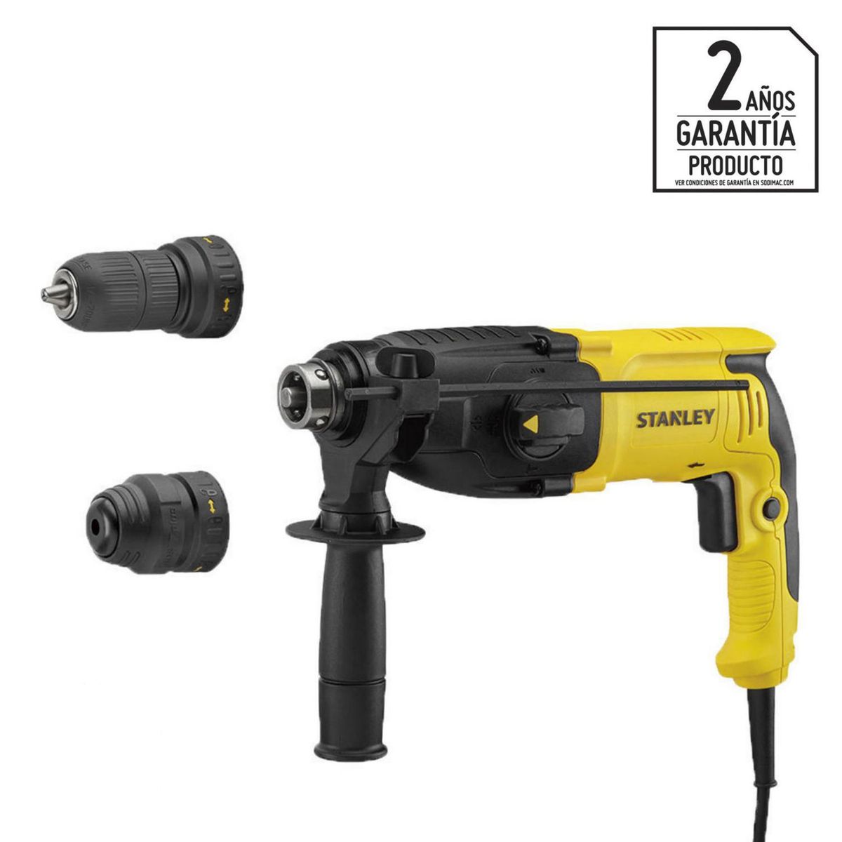 STANLEY - Rotomartillo eléctrico 820W 3.4 J