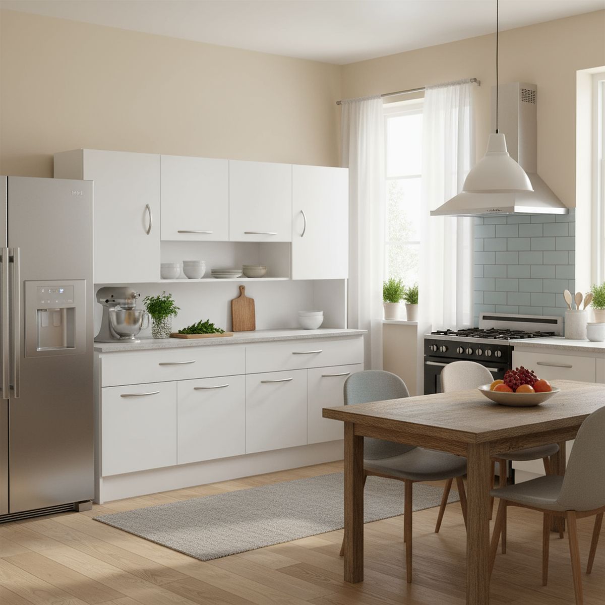 MOBIKIT - Kit cocina 121x180x36 cm blanco