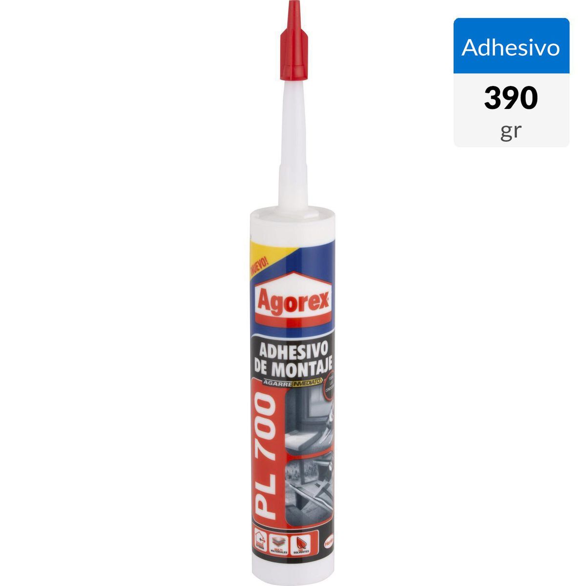AGOREX - Adhesivo montaje PL700 390 gr
