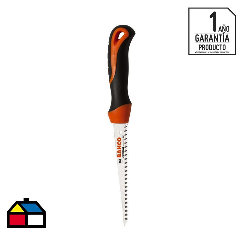 BAHCO - Serrucho para placas de escayola yeso cartón 6"