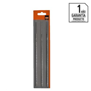 Limas para cadena de motosierra redonda 3 piezas 3/16