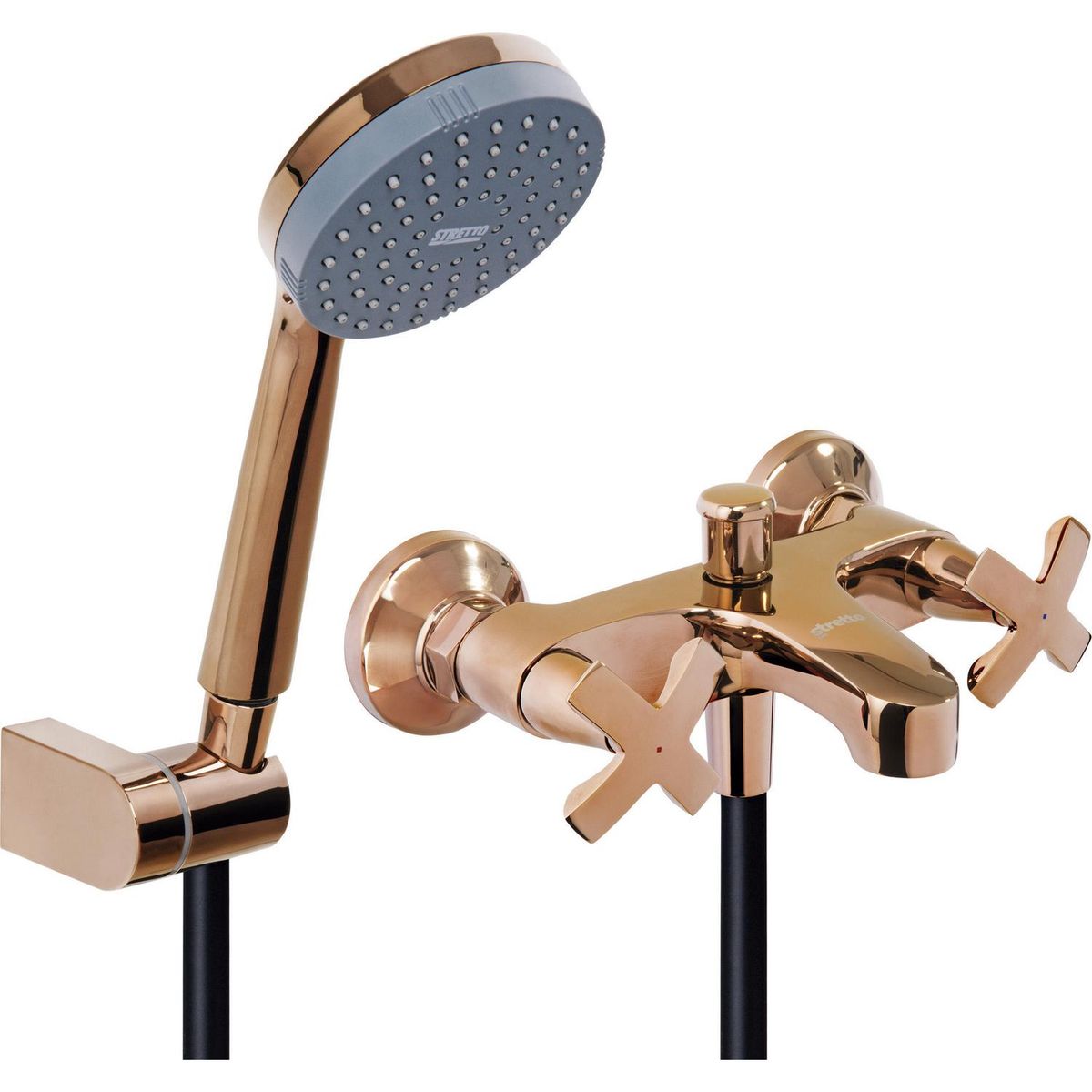 STRETTO - Combinación Tina Ducha Lotta Cobre Láscar