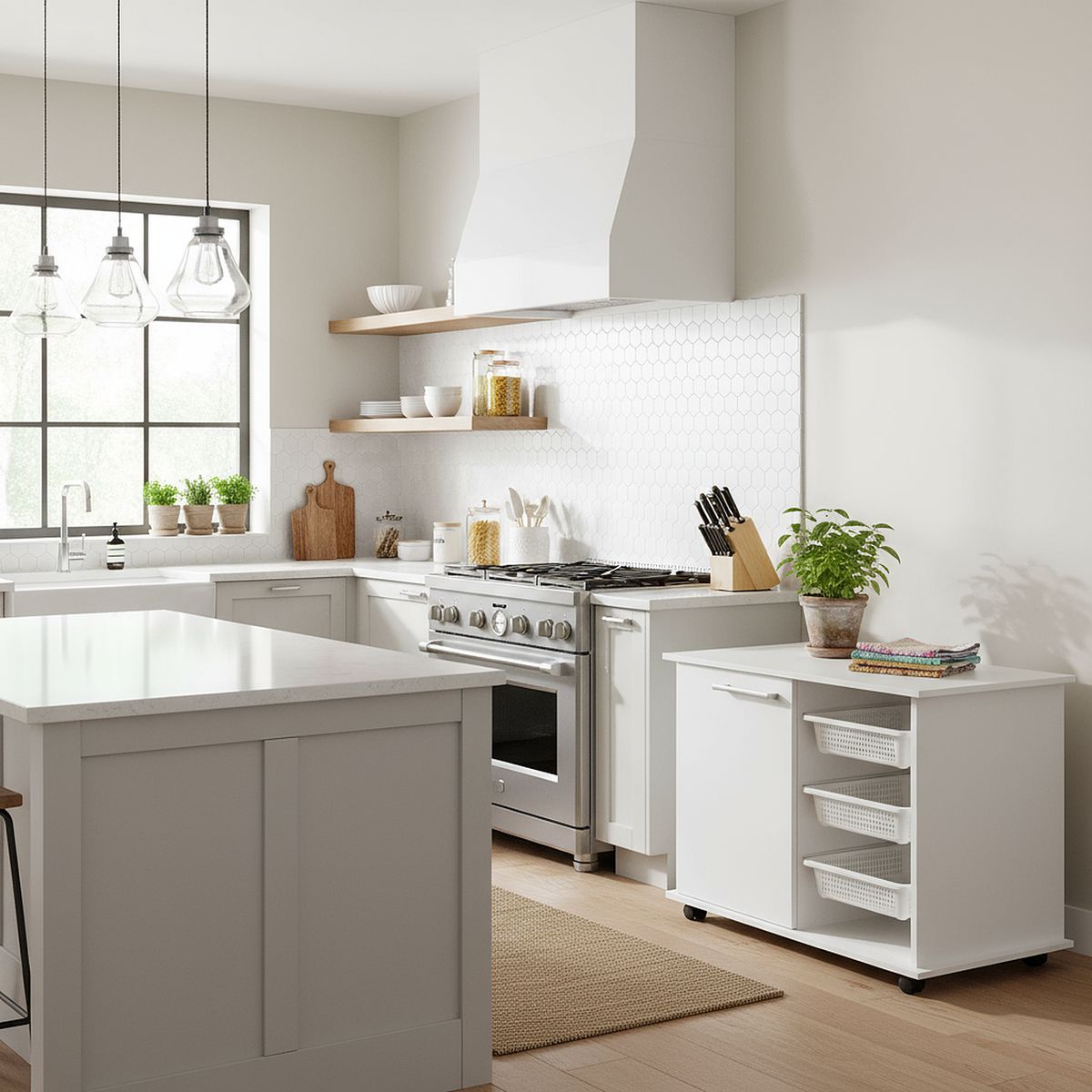 MOBIKIT - Base horno verdulero 68x45x770 blanco