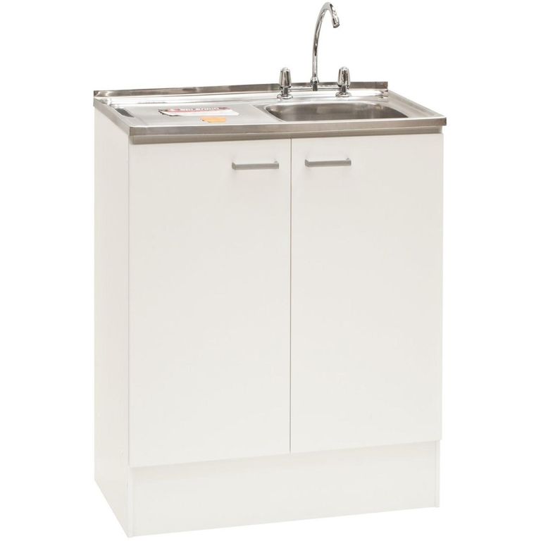Kit mueble para lavaplatos 99x83x47 cm Blanco
