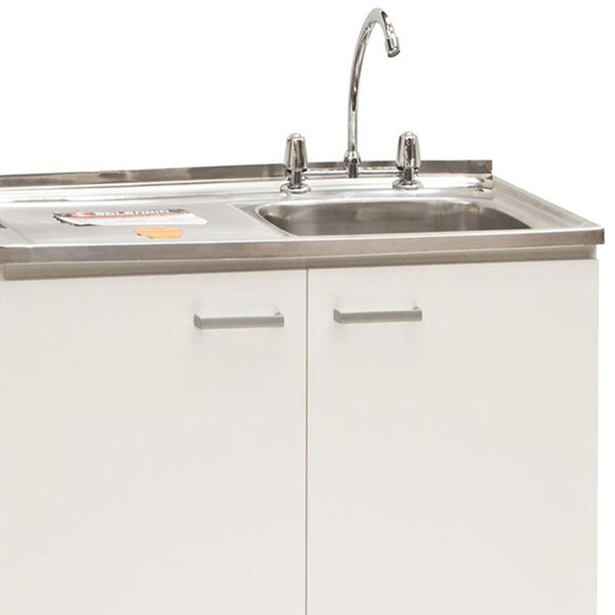 MOBIKIT - Kit mueble para lavaplatos 99x83x47 cm Blanco