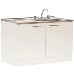 MOBIKIT - Kit mueble para lavaplatos 80x83x47 cm Blanco
