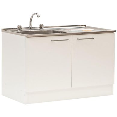 Kit mueble para lavaplatos 80x83x47 cm Blanco