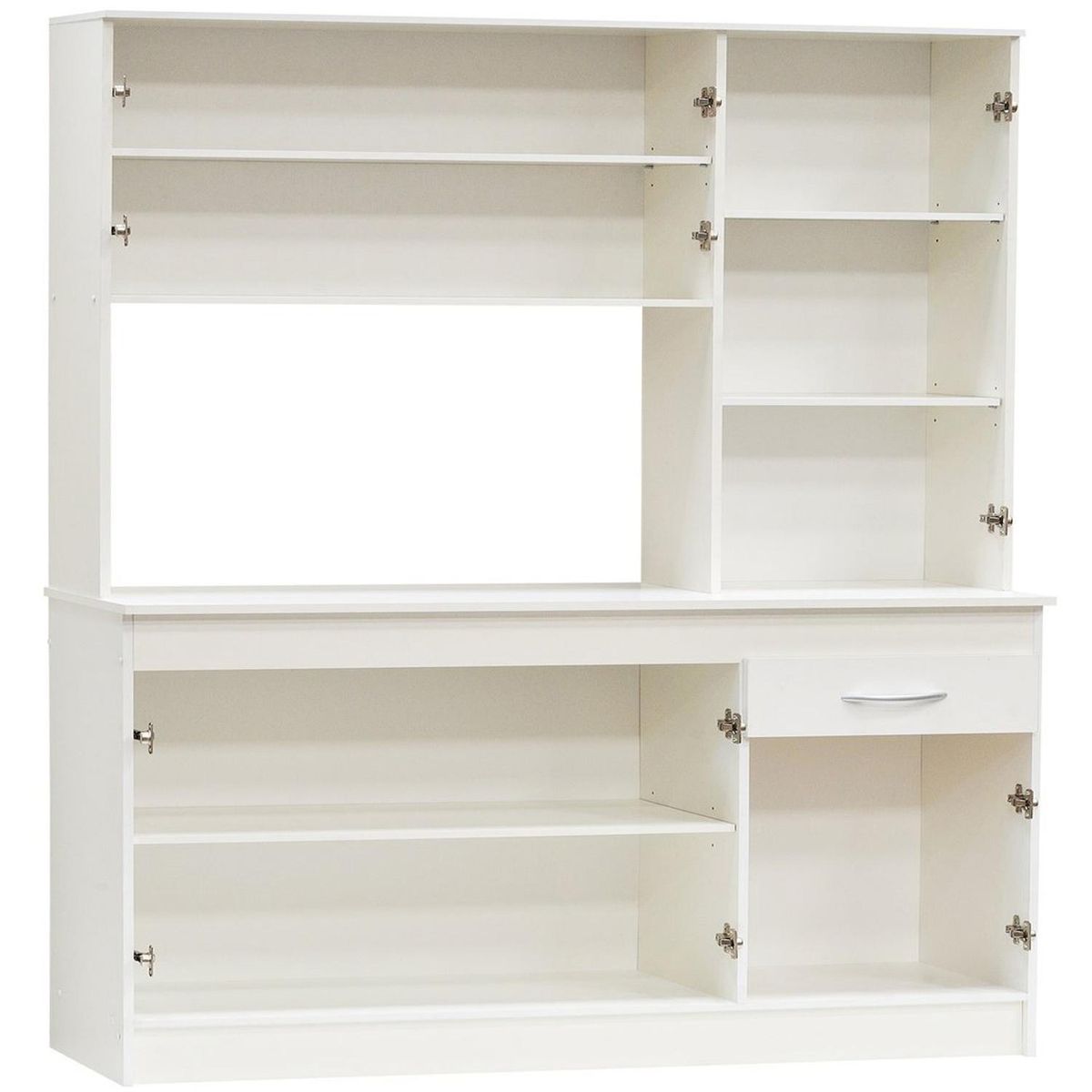 Kit Mueble Cocina 6 Puertas 1 Cajón 110x180x38 cm Blanco, marca MOBIKIT - Foto 2