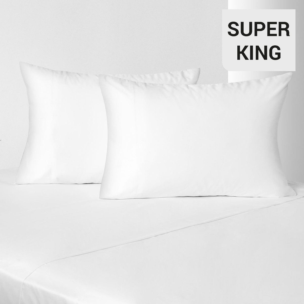 ROYAL SUPREME - Sábana 500 Hilos Blanco Súper King