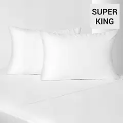 ROYAL SUPREME - Sábana 500 Hilos Blanco Súper King