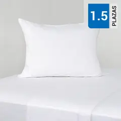 ROYAL SUPREME - Sábana 300 Hilos Blanco 1,5 Plazas