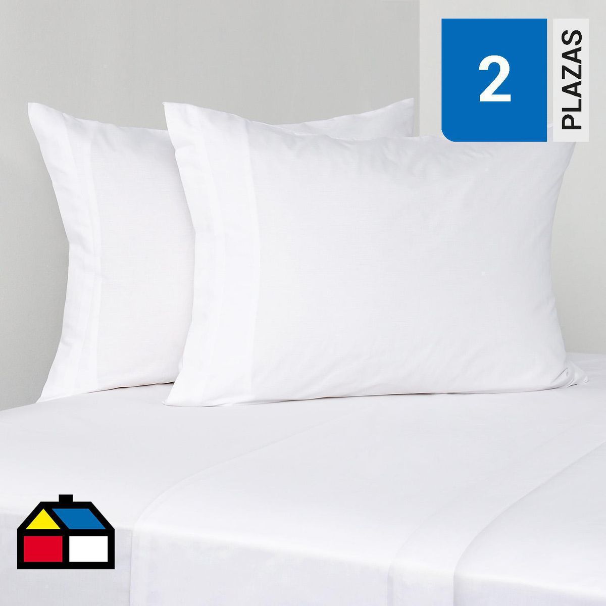 ROYAL SUPREME - Sábana 2 plazas 300 Hilos Blanco