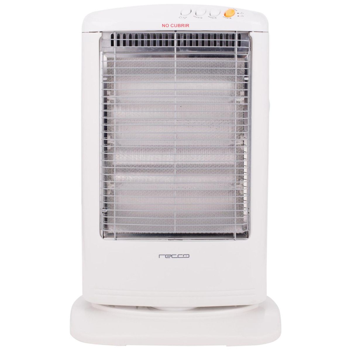 RECCO - Estufa eléctrica Blanco 1200 W Radiación NSB-99Y Blanco