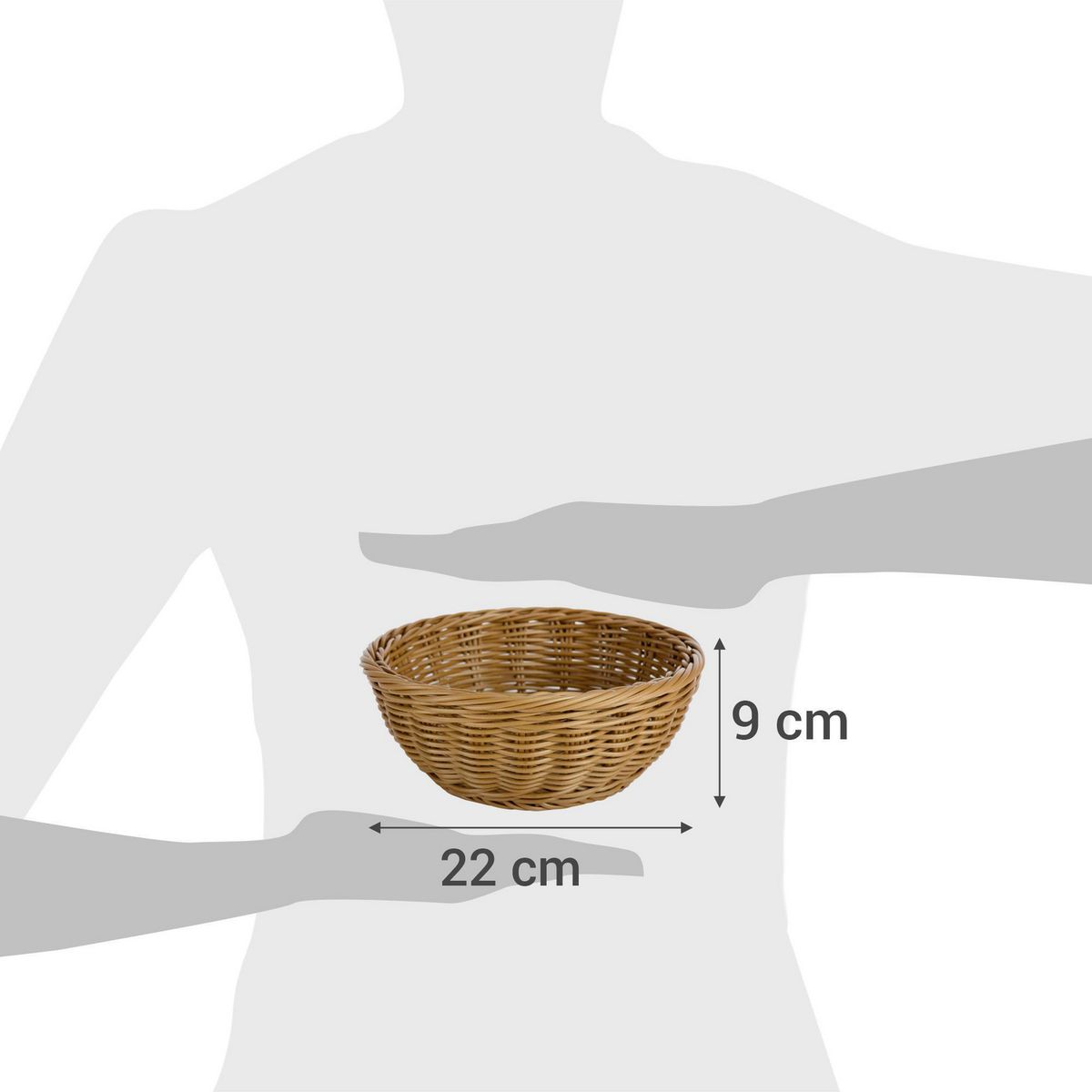 JUST HOME COLLECTION - Panera 22x9 cm Beige