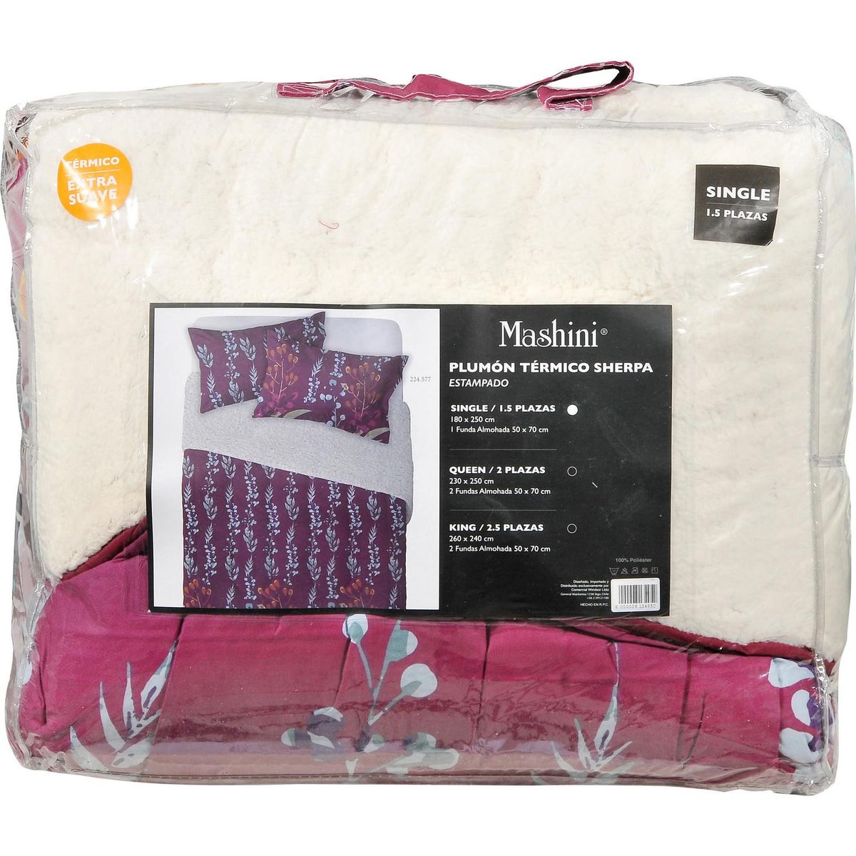 MASHINI - Plumón King Sherpa Morado