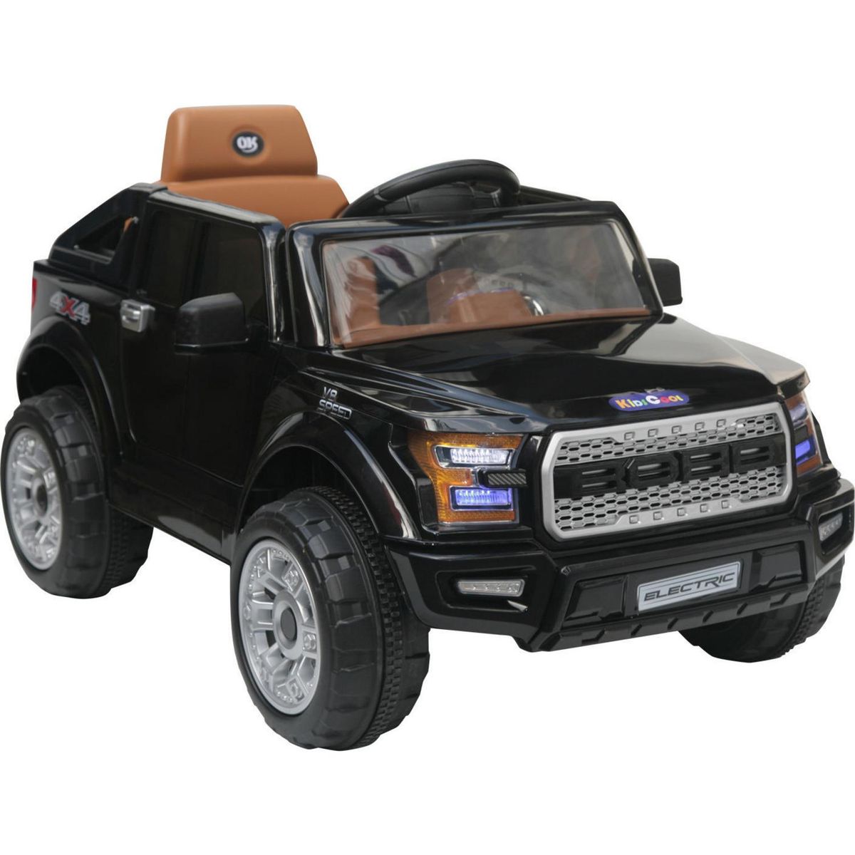 KIDSCOOL - Camioneta negro a batería 6V Raptor