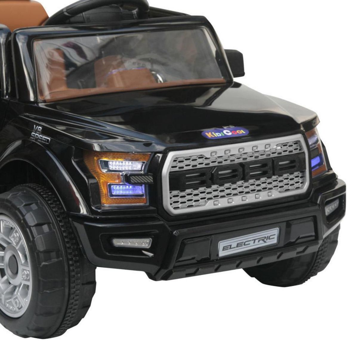 KIDSCOOL - Camioneta negro a batería 6V Raptor