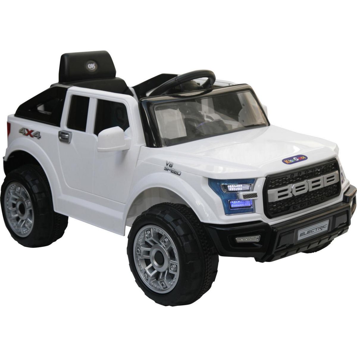 KIDSCOOL - Camioneta blanco a batería 6V Raptor