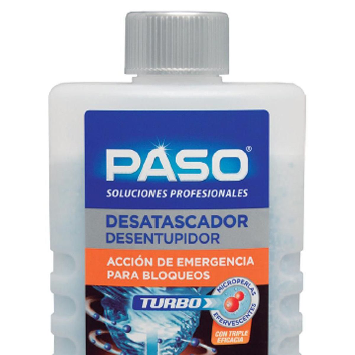 PASO - Desatascador Turbo 0.35 kg Botella