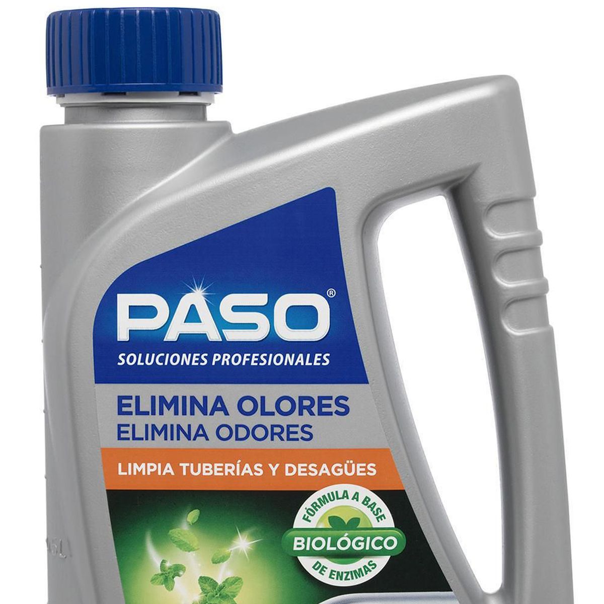 PASO - Desatascador Biológico Tuberías y Desagües 1 l Botella