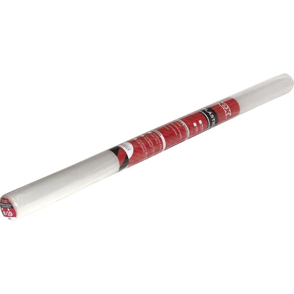 TOPEX - Polietileno transparente 4x25 m premium