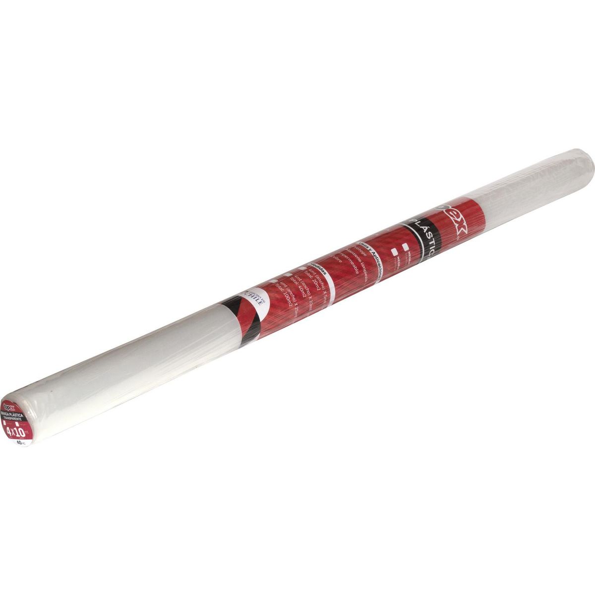 TOPEX - Polietileno transparente 4x10 m premium