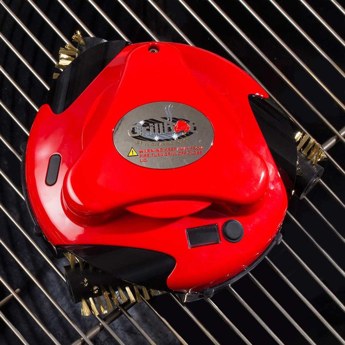 GRILLBOTS - Robot limpia parrilla rojo