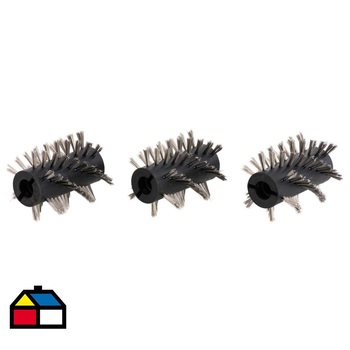 GRILLBOTS - Repuesto cepillos acero inoxidable