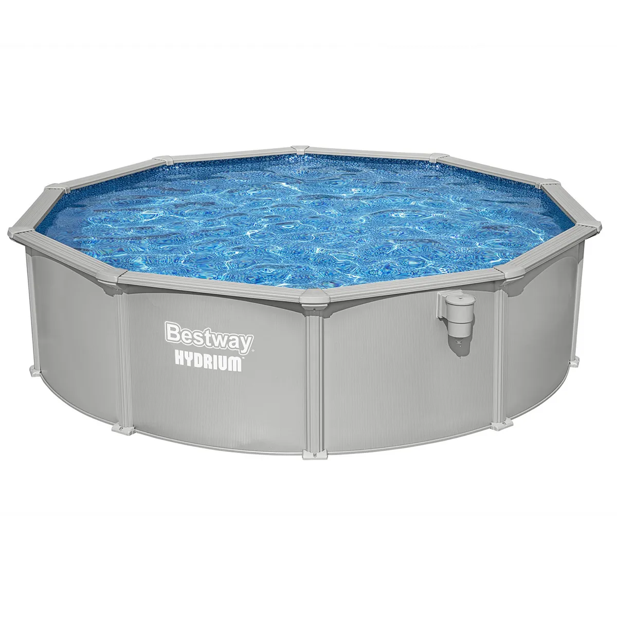 BESTWAY - Set Piscina Estructural 460x460x120 cm 17.430 Litros Hydrium