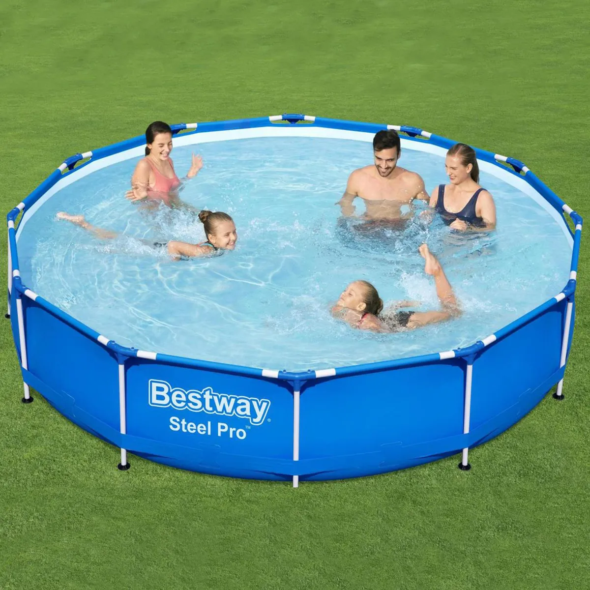 BESTWAY - Piscina Estructural 366x366x76 cm 6473 Litros