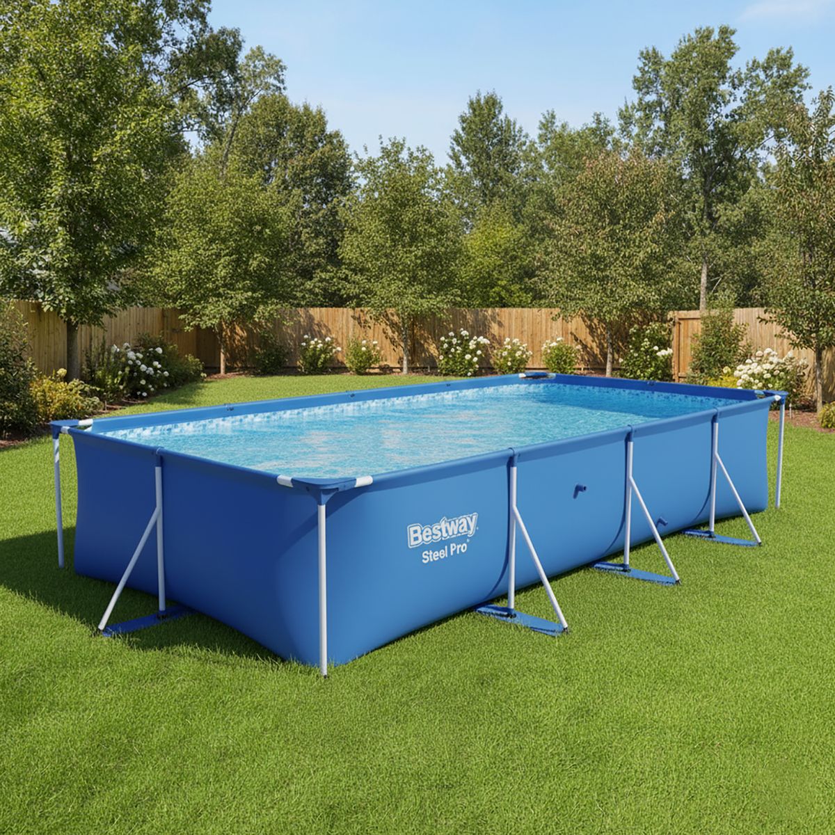 BESTWAY - Piscina Estructural 450x220x84 cm 5700 Litros 
