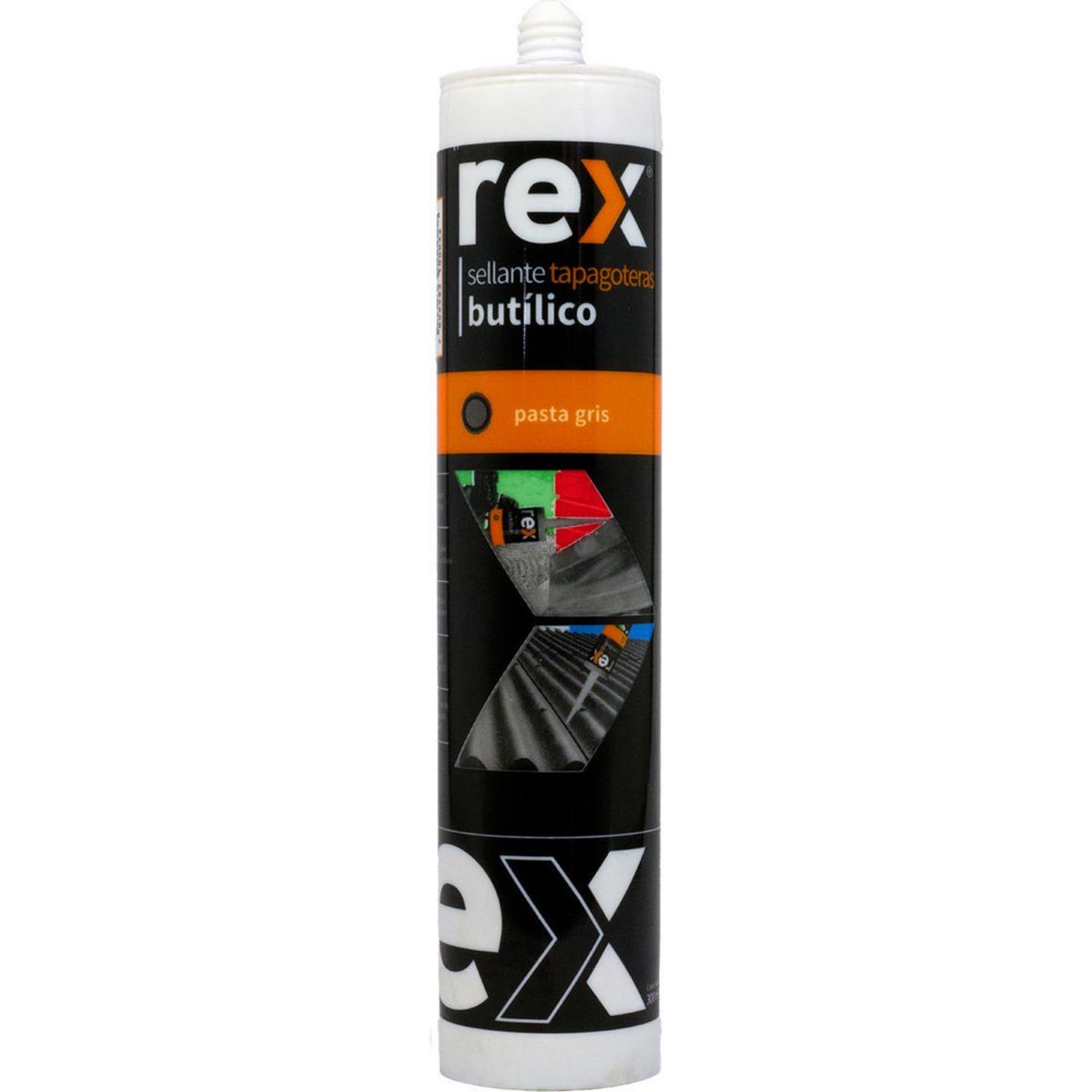 REX - Adhesivo Tapagoteras Rex 300 ml Sellador para Techos