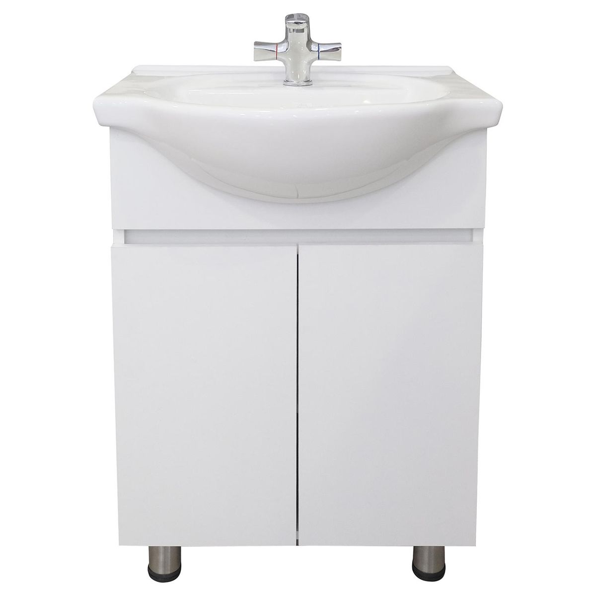 BRIGGS - Kit vanitorio 2 puertas Parma blanco