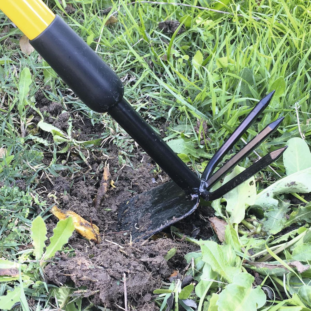 STANLEY - Azadilla 3 puntas mango telescopico