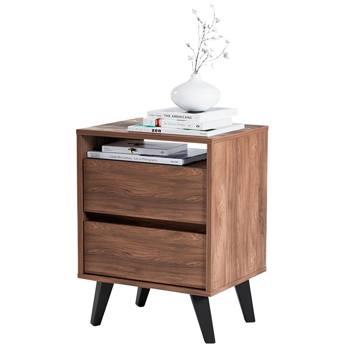 MEDULAR - Velador 2 Cajón(es) Atacama 45x60x37 cm Cherry