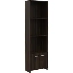 TUHOME - Librero Office Melamina 3 Nivel(es) 55.1x181.5x27 cm Habano