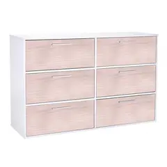 CIC - Cómoda 6 Cajón(es) 120x80x40 cm Acacia Arena