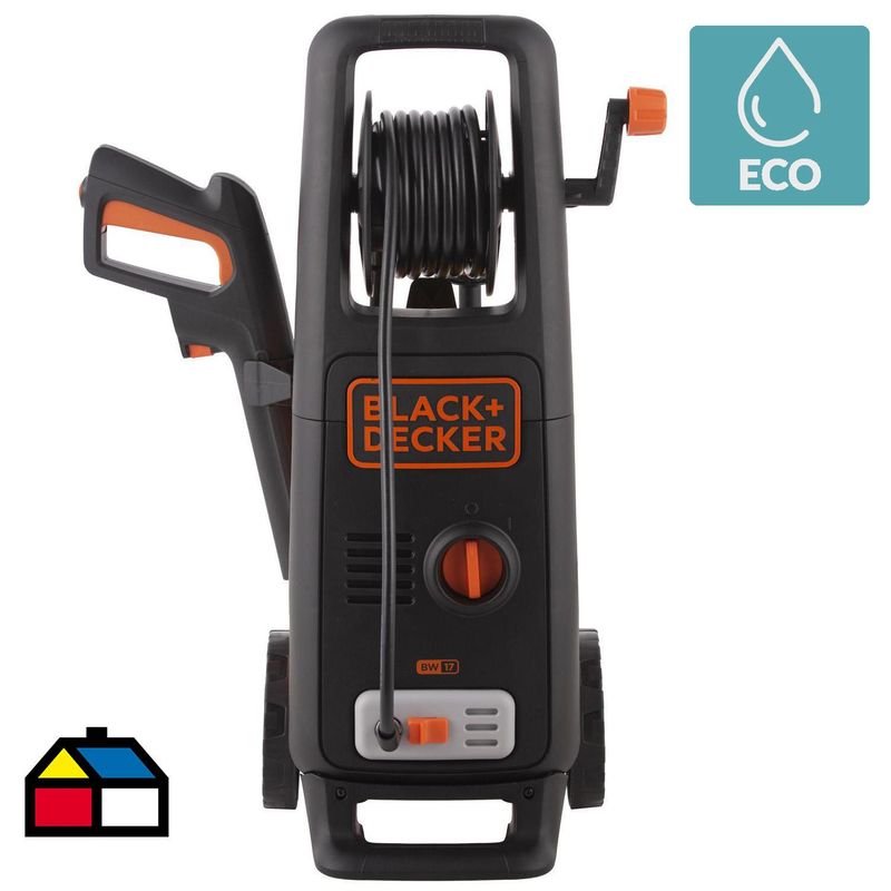 BLACK+DECKER - Hidrolavadora Eléctrica 1700 W 130 Bar BW17-B2C