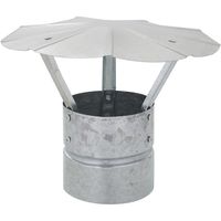 Gorro Para Tubo Galvanizado 4 Pulgadas Protección Ductos