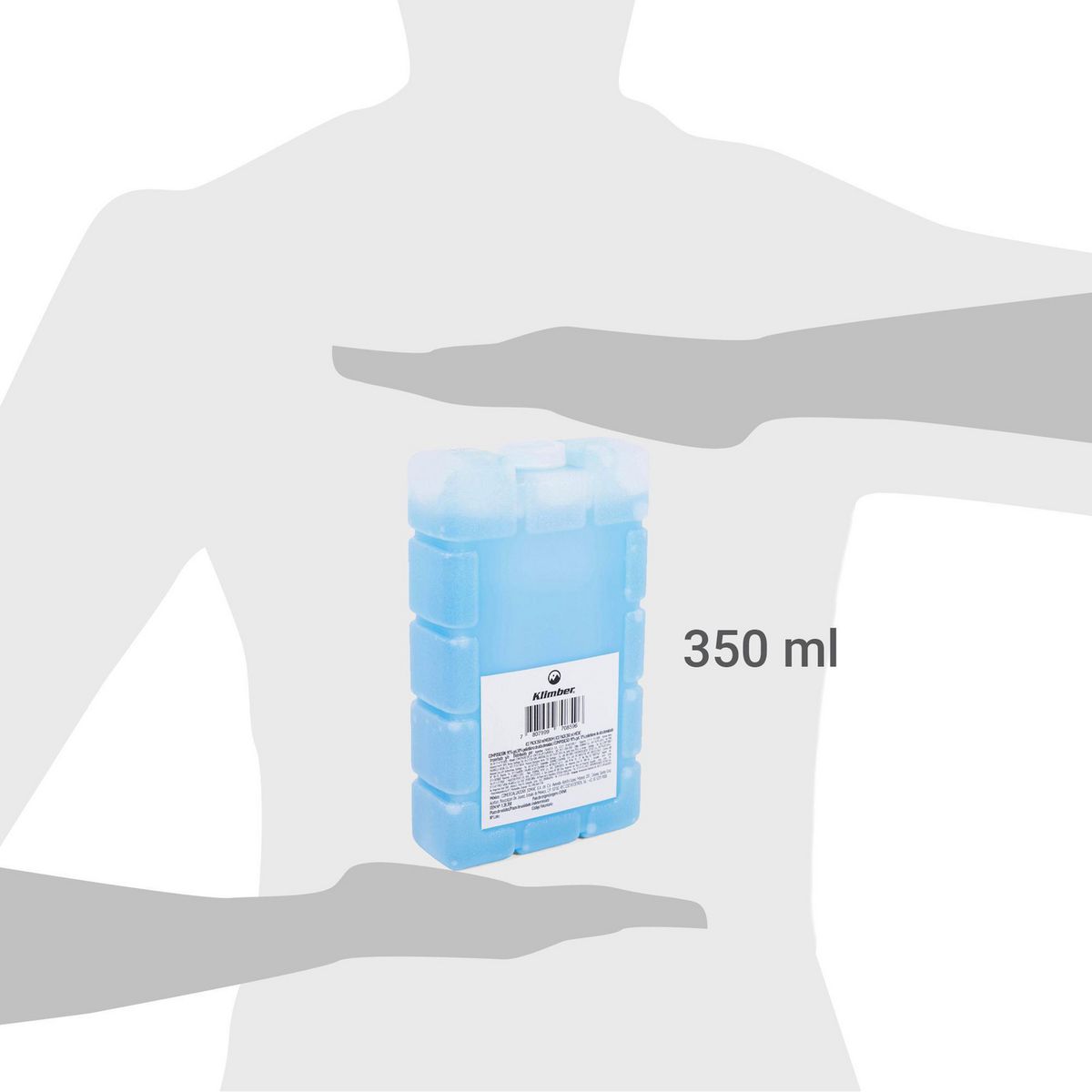 Ice Pack Reutilizable Mediano 350 Ml, marca KLIMBER - Foto 2
