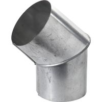 Codo para tubo acero galvanizado 4"" 90º