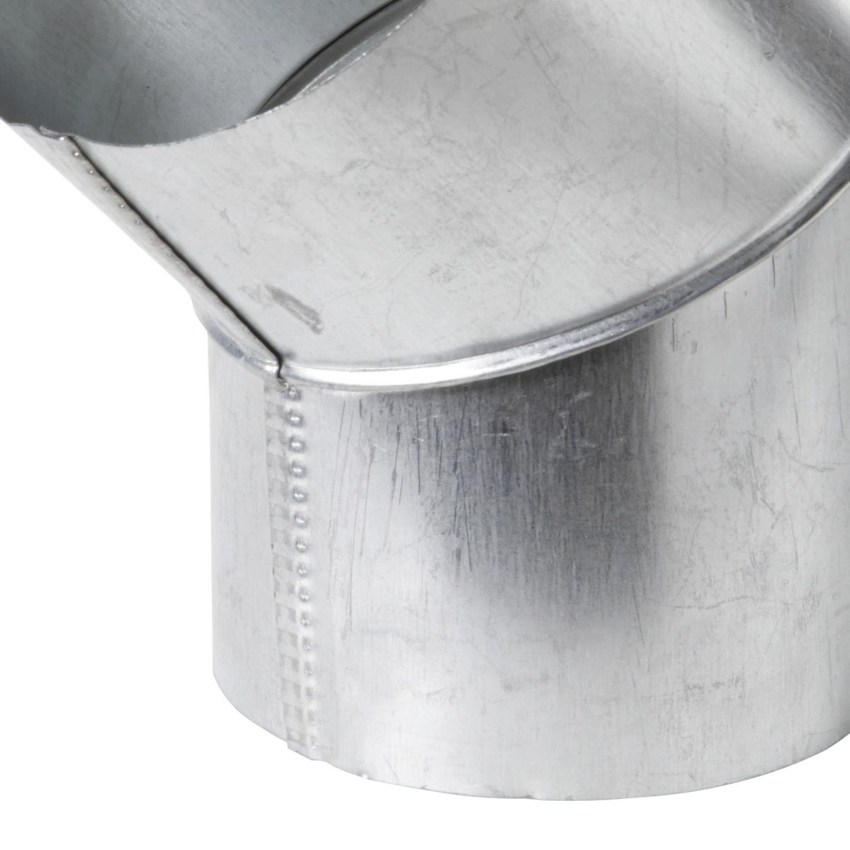 COYAHUE - Codo para tubo acero galvanizado 4" 90º