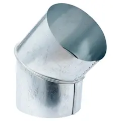 COYAHUE - Codo para tubo acero galvanizado 5" 45º