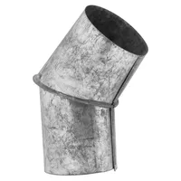 Codo para tubo acero galvanizado 4"" 45º