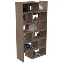 TUHOME - Estante Office Melamina 11 Nivel(es) 77.8x146.3x30 cm Miel