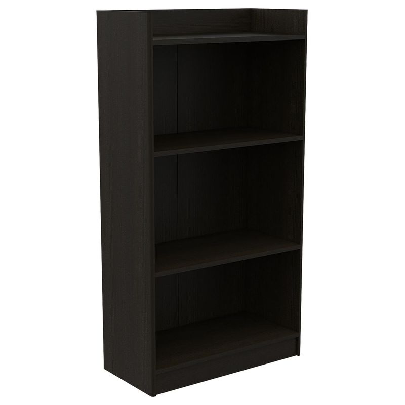 TUHOME - Librero Office Melamina 4 Nivel(es) 62.9x120x30.2 cm Wengué