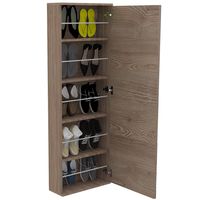 Zapatera Leto Melamina 5 Nivel(es) 47x138x18 cm Miel