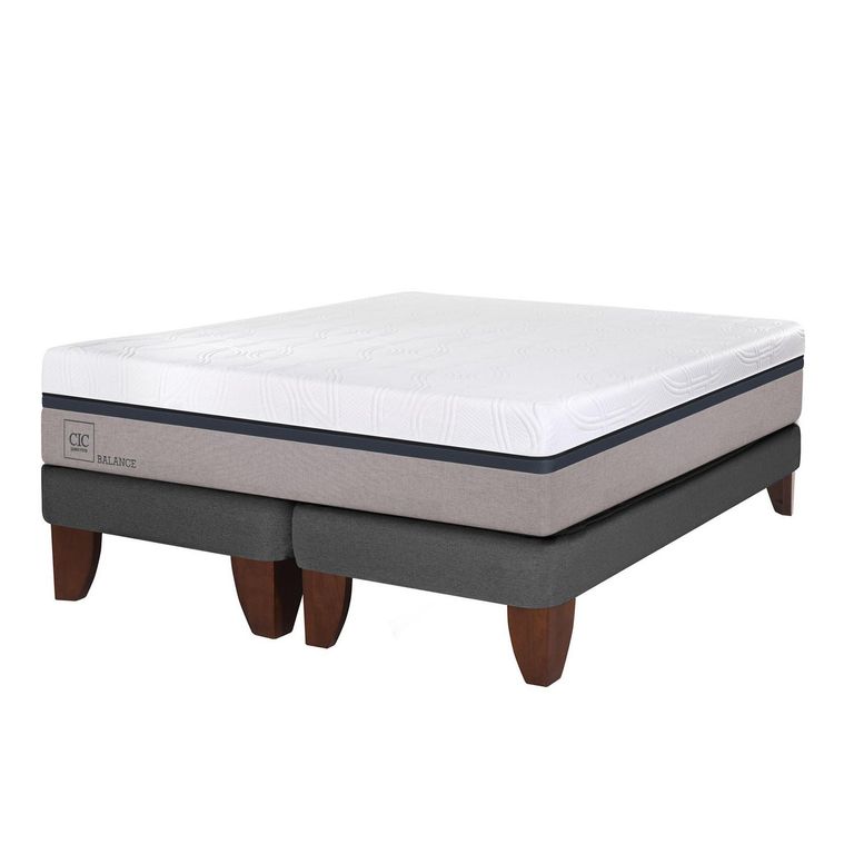 CIC Cama Super king Europea Balance Gris