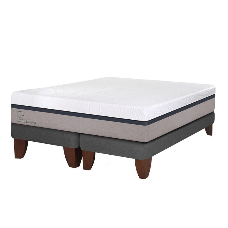 CIC Cama King Europea Balance Gris